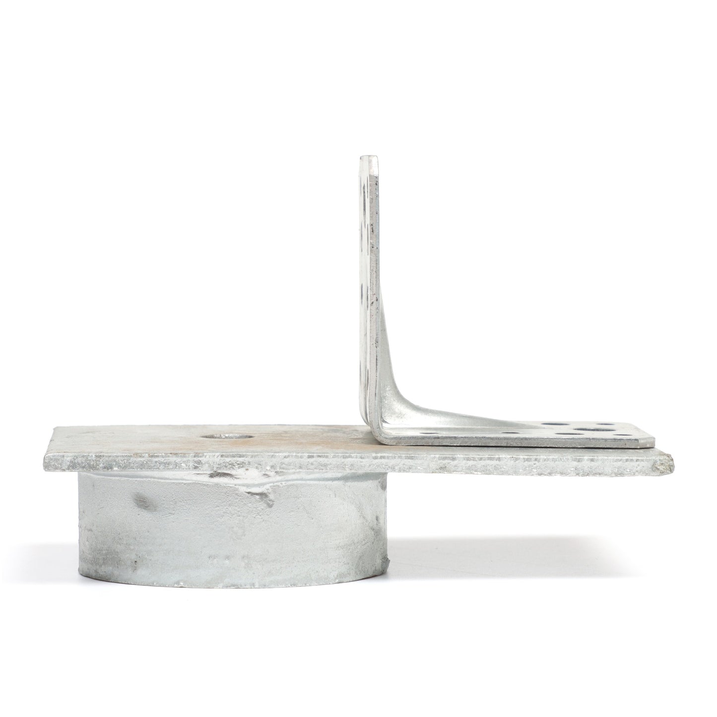 ground screw joist bracket system