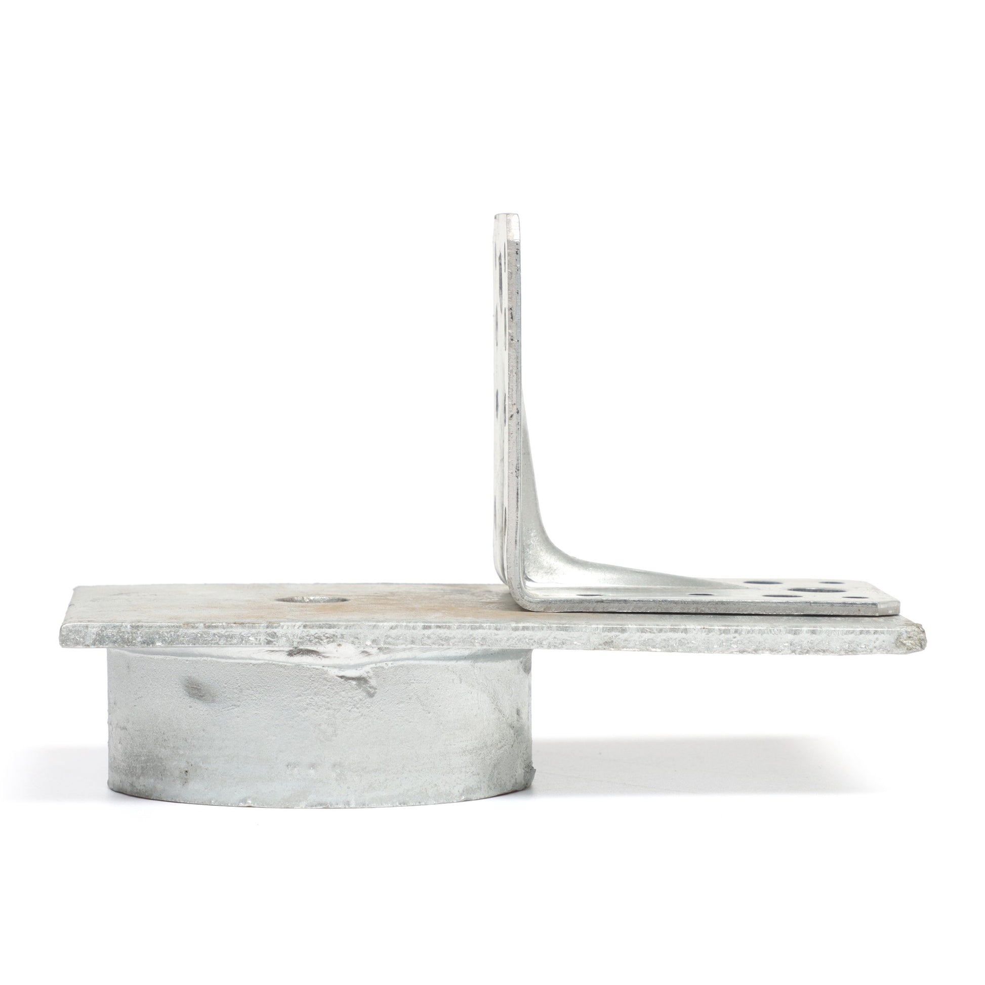ground screw joist bracket system